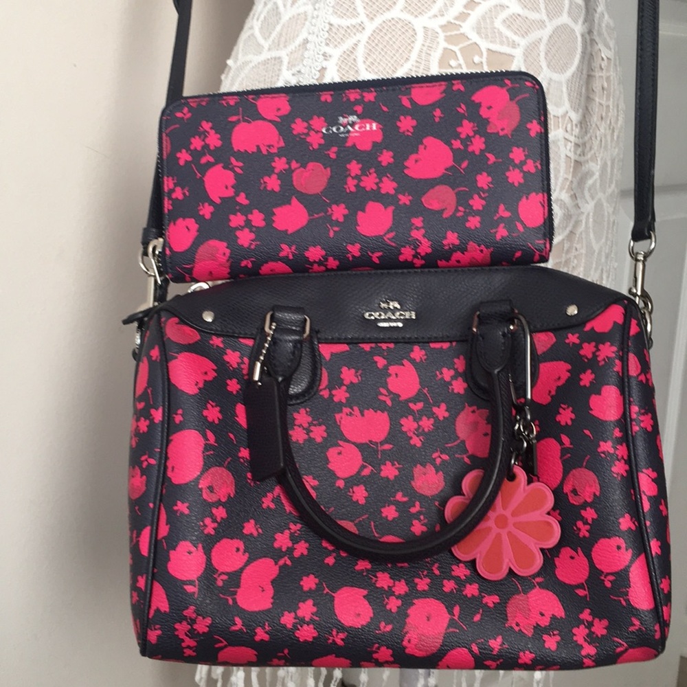 Coach Prairie mini satchel & matching wallet